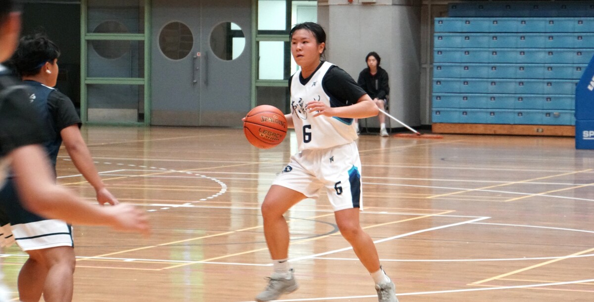 臺大陳芊宇得分表現亮眼，也稱職扮演球隊後場指揮官。攝/廖心瑀