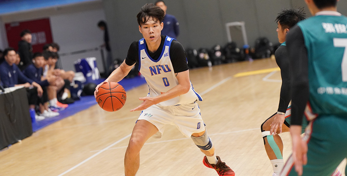 虎尾科大郭俊言攻下25分11籃板。攝/大專體總 (另開新視窗)