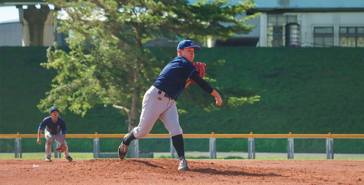 北市大先發投手黃辰宇先發七局，共投102球、飆出6次三振。攝/許巧昕