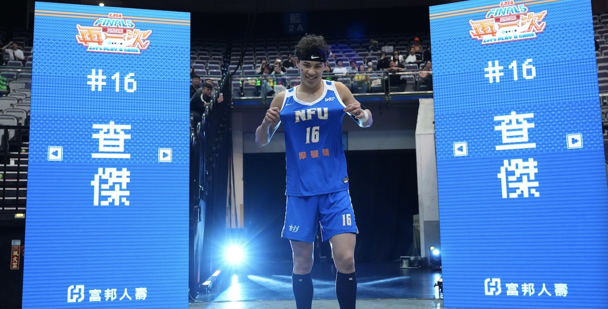 虎尾科大查傑再登小巨蛋，以挑戰者心態迎接競爭與成長。攝/大專體總 (另開新視窗)