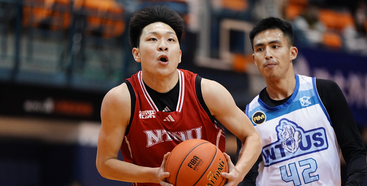 臺師莊政隆11分11籃板12助攻，UBA生涯4度大三元第一人。攝/大專體總 (另開新視窗)