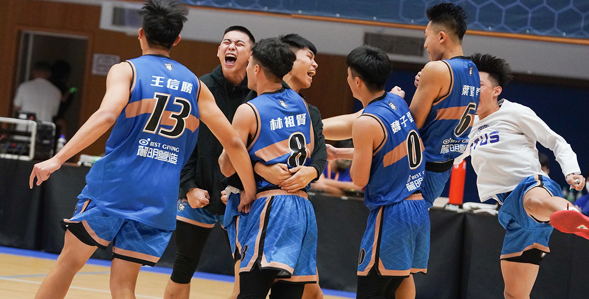 臺灣體大1分差險勝義守大學。攝/大專體總