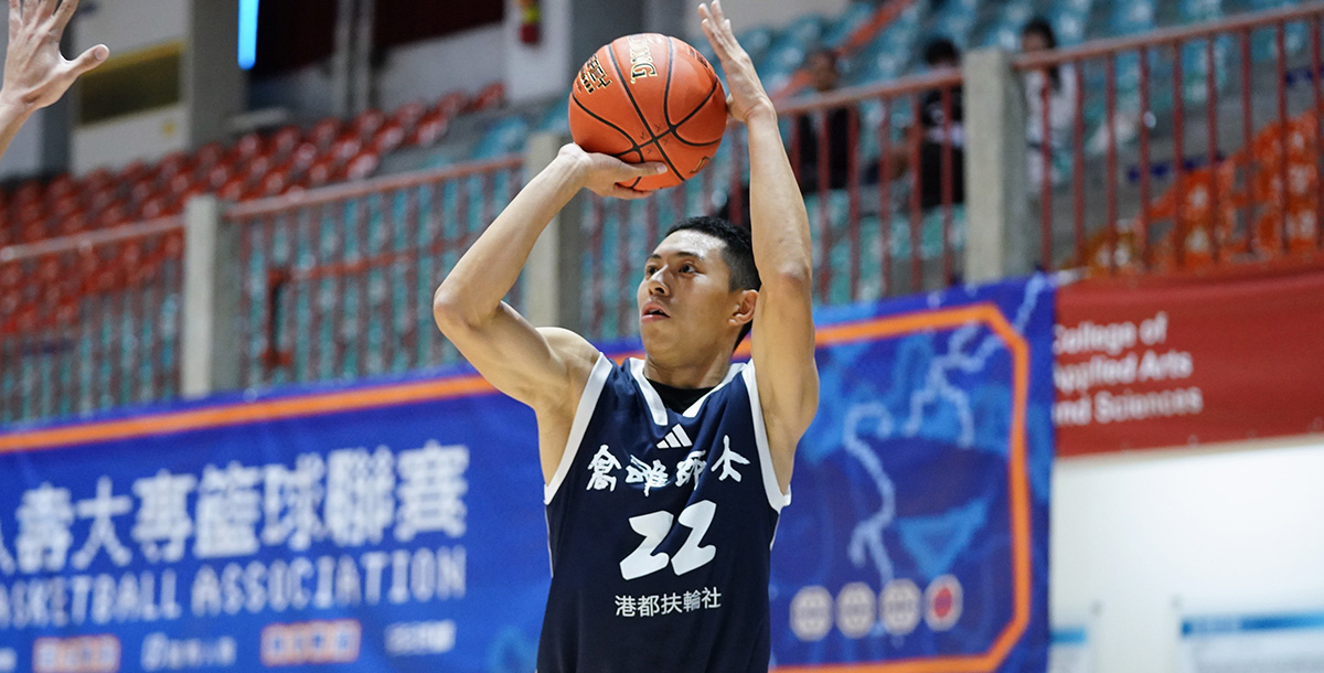 高雄師大林靖瑱攻下全隊最高19分。攝/大專體總