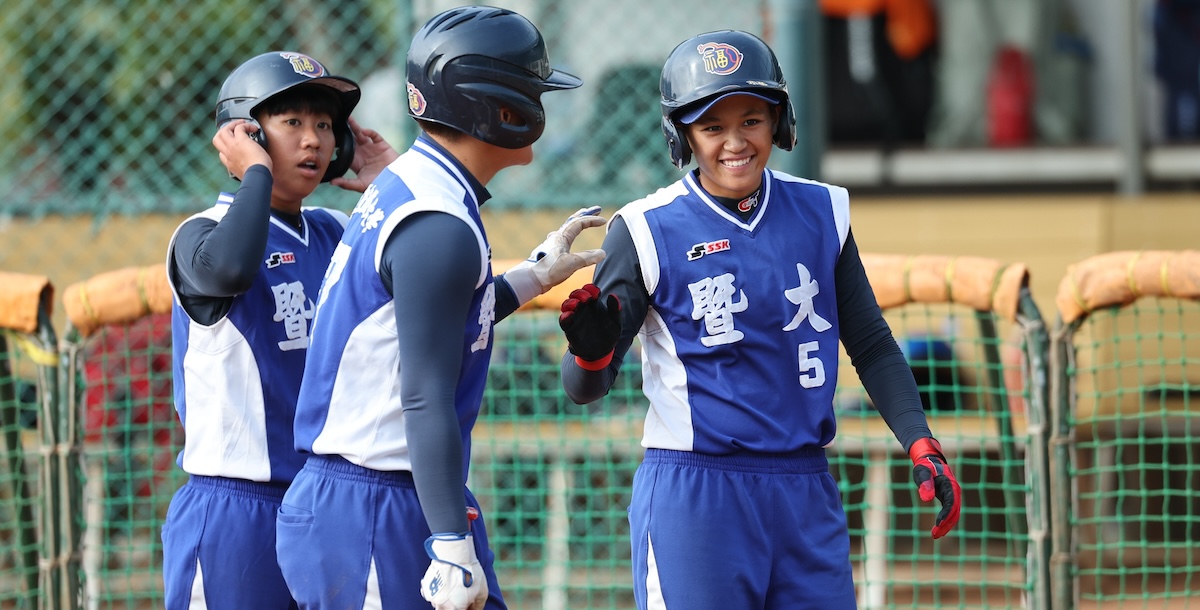 暨南大學陳喜晏（右）繳出猛打賞。攝/大會