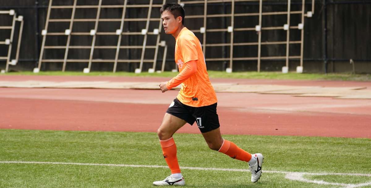 高大吳宏晉延長賽88分鐘進球，鎖定冠軍。攝/大專體總 (另開新視窗)