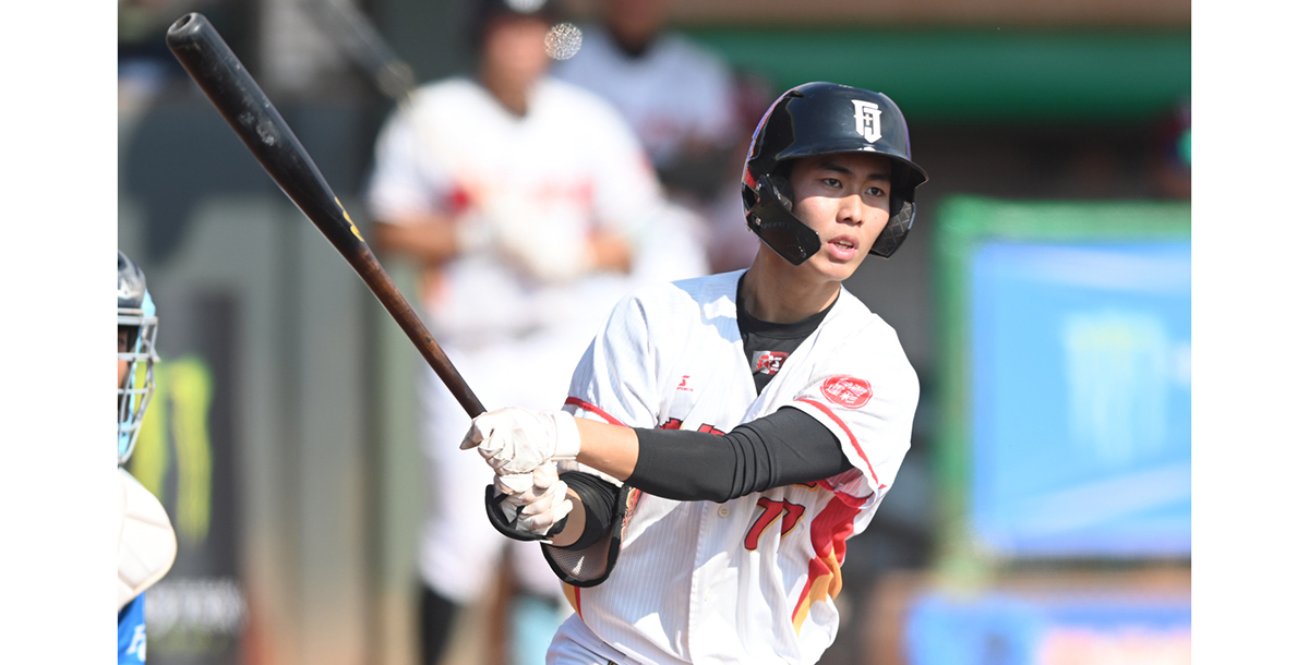 輔仁大學蔡承晉雙安3打點。攝/大會