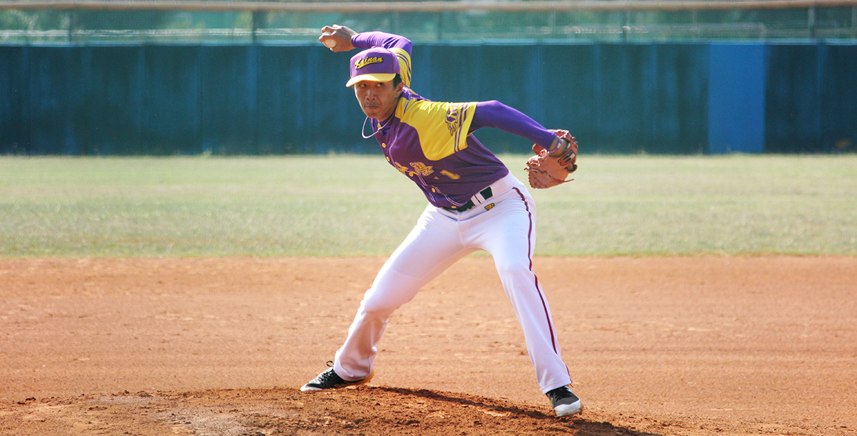 開南陳宏彥大學生涯首度先發勝。攝/劉藝楓