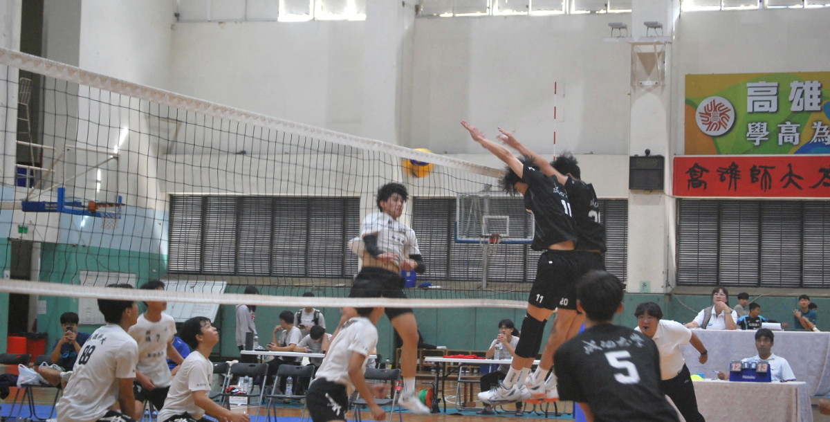 儘管成大具身高優勢，但樹德臨機應變，轉變球路策略致勝。攝/吳妤宸