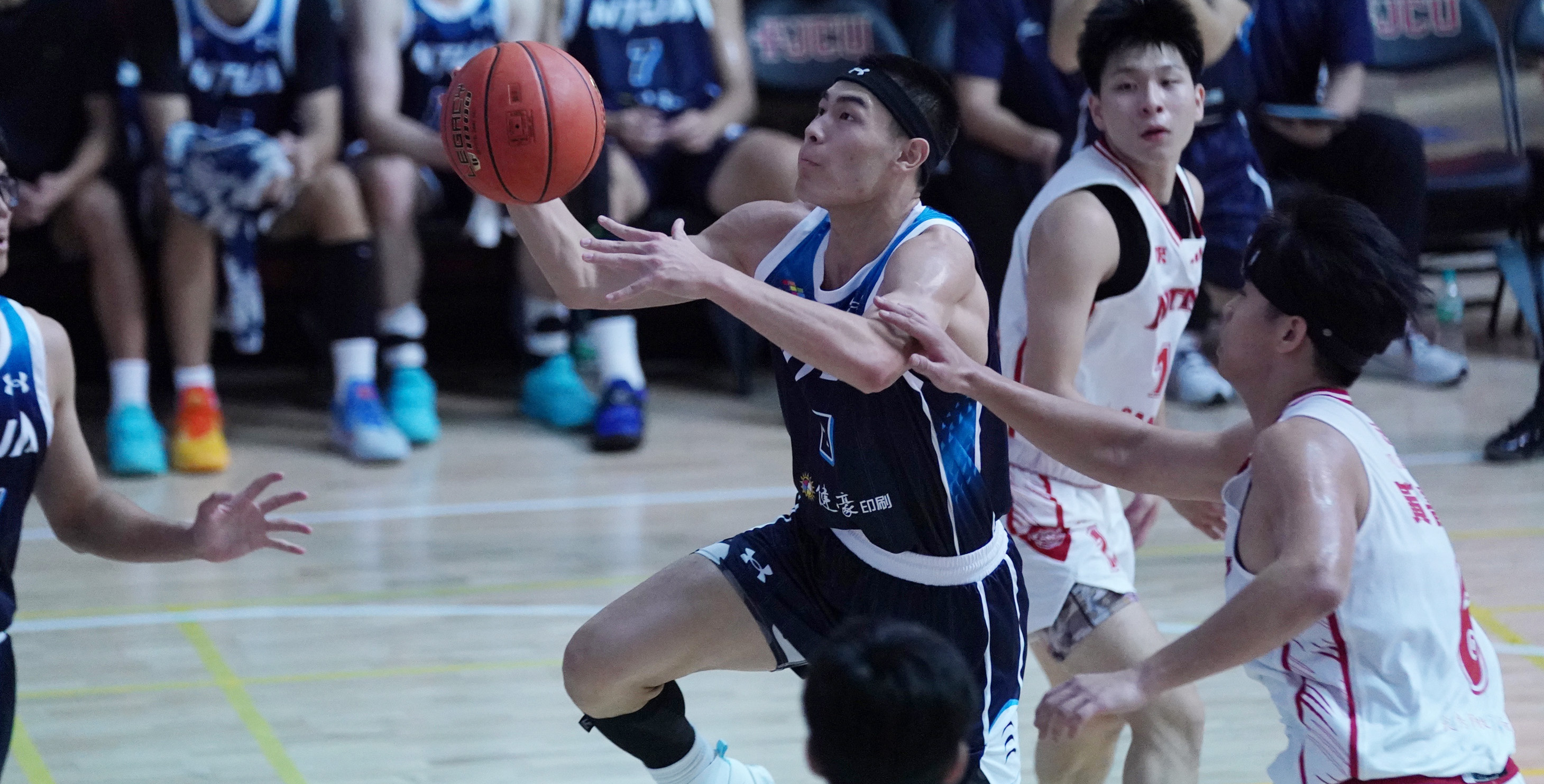 臺灣藝大徐堂琪攻下全隊最高27分，並抓下9籃板。攝/大專體總