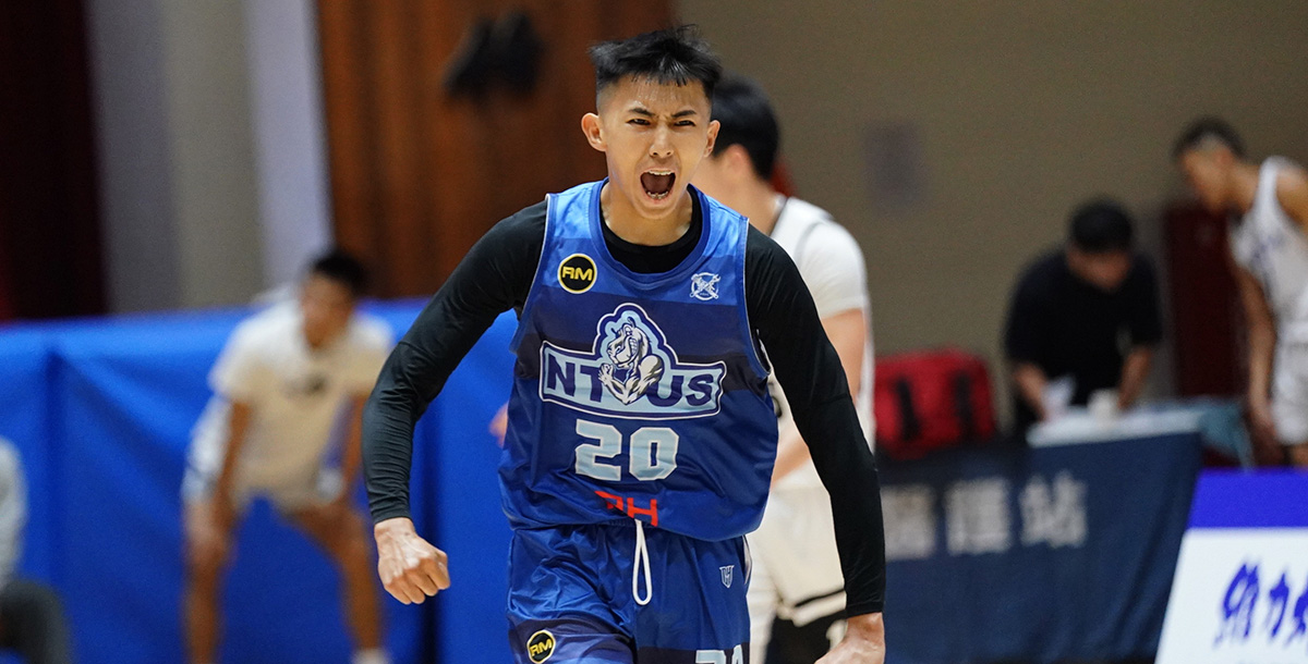 臺灣體大王禹承個人生涯新高39分。攝/大專體總