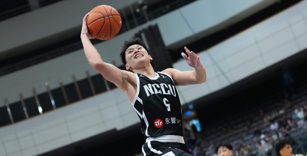 政大謝昀達攻下全場最高15分。攝/大專體總 (另開新視窗)