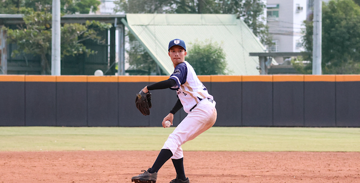 聯合菜鳥彭冠銓先發完投。攝/陳姸澄