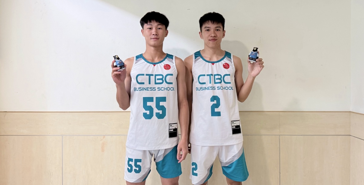 林雨宏與黃澤泓跨海逐夢， UBA 首賽季驚奇攻蛋。攝／SSU特派員 王詠盛 (另開新視窗)