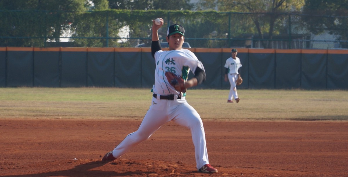 余毅先發好投 ，率台鋼前進複賽。 攝/王詠盛