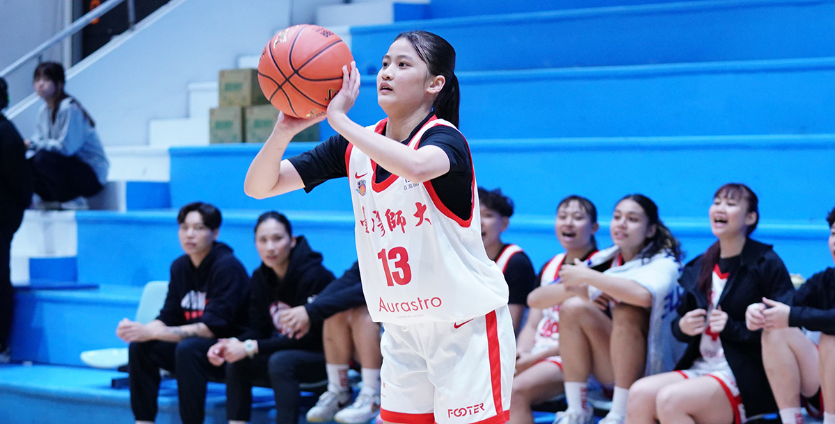 臺灣師大葉侑璇5記外線攻下全隊最高23分。攝/大專體總