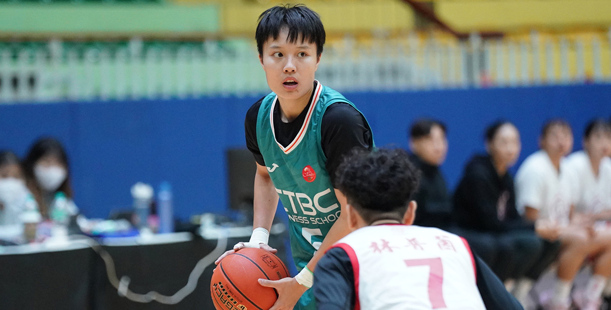 中信學院邱群琋攻下全場最高22分，包含3記外線。攝/大專體總