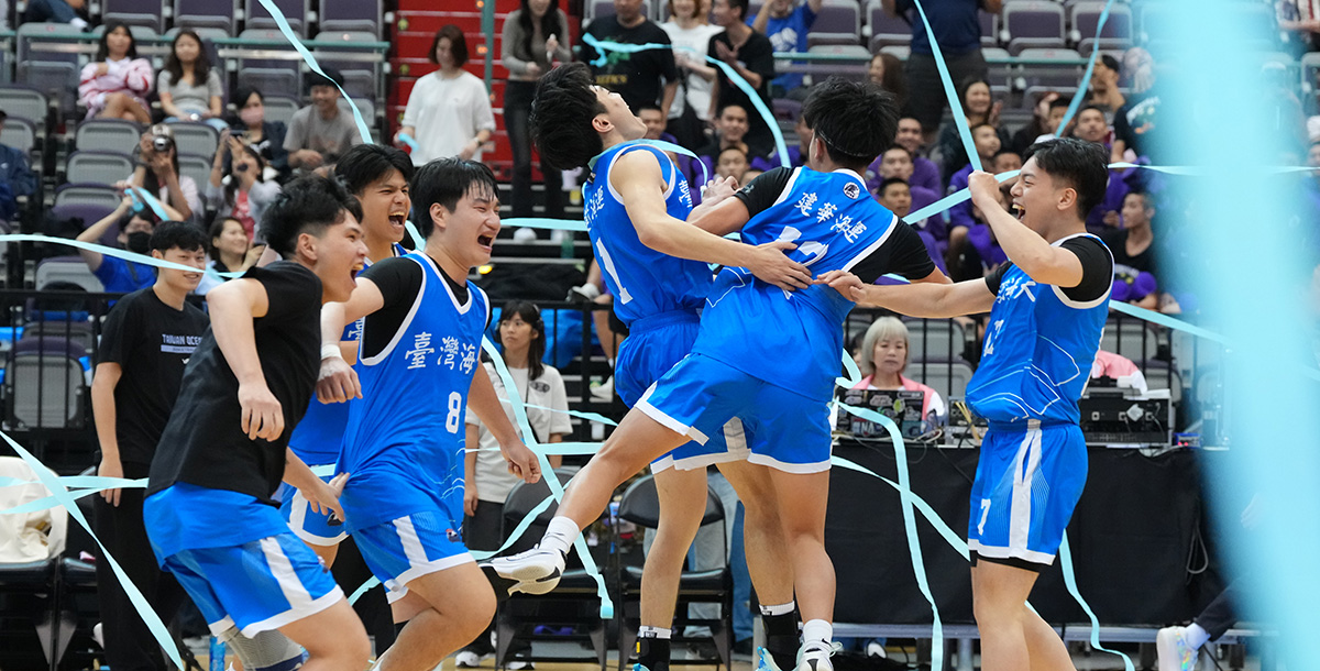 海大本季11戰全勝首於小巨蛋封王，也是繼110學年度後再奪冠。攝/大專體總