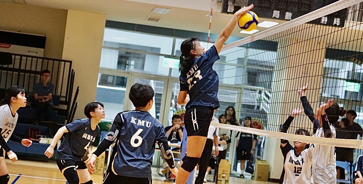 高醫郭予心今日在攻守兩端展現強大壓制力。攝/蔡佑涵 (另開新視窗)