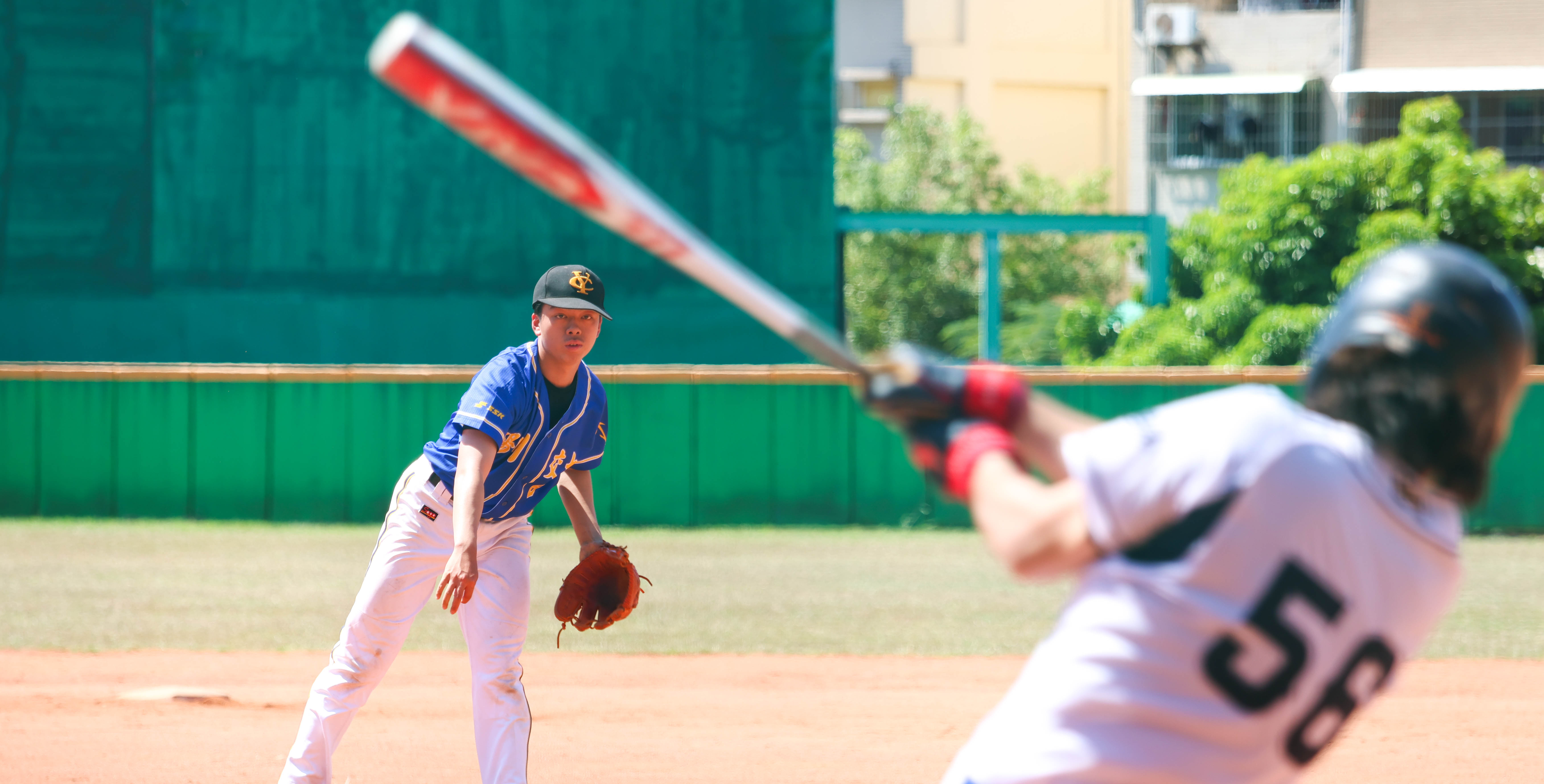 本場勝投陽明交大陳惠，2.1局無失分，僅被敲出2支安打。攝/許靜玟