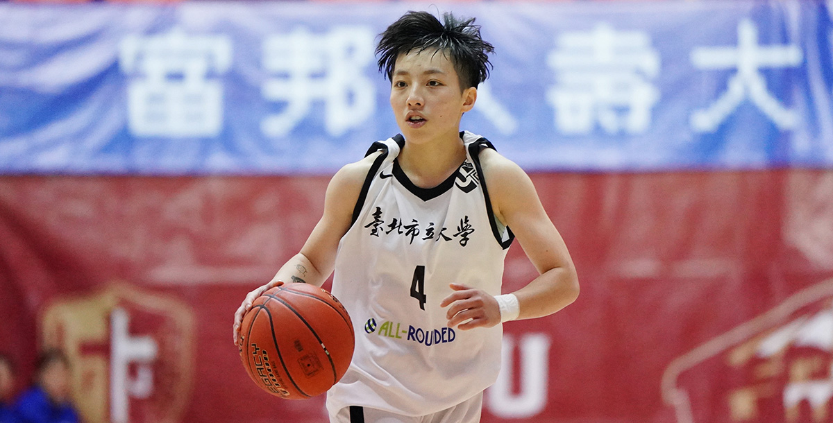 北市大尹湘雲全場最高19分，外帶7籃板、5助攻。攝/大專體總 (另開新視窗)