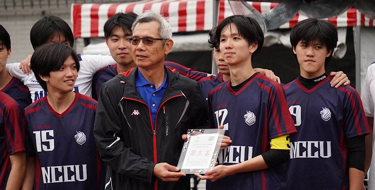 政大在男三級分區排名賽中獲得第三名。攝/孫千筑