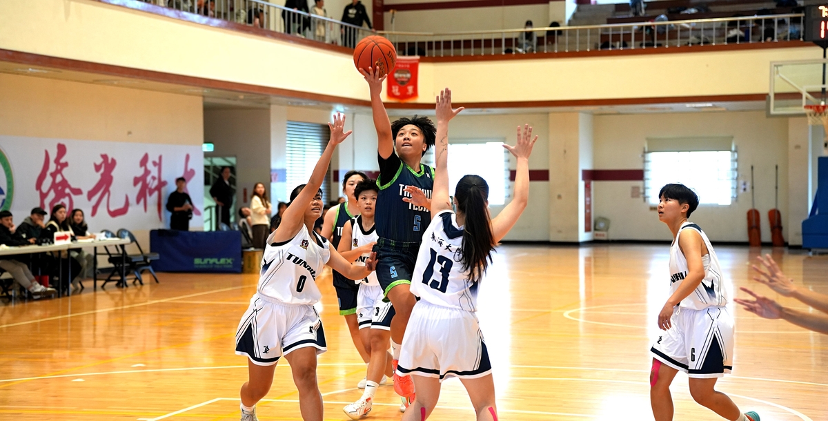 中科大張可人攻下全隊最高23分。攝／施浚璿