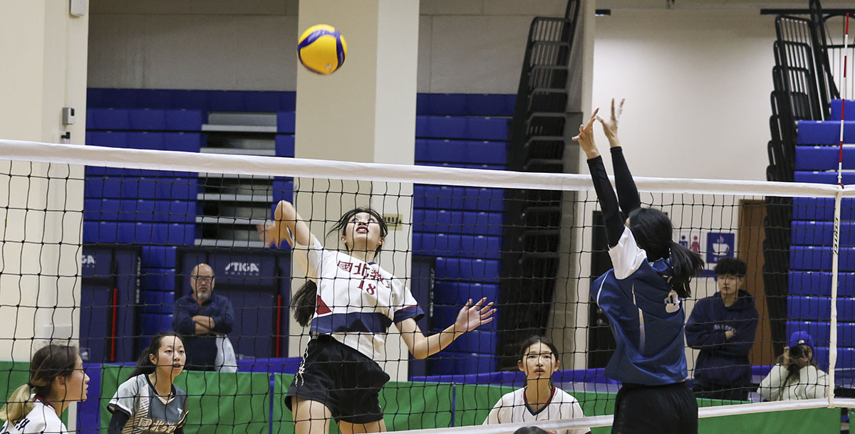 國北教穩定輸出，直落三拿下勝利。攝/蔡書庭